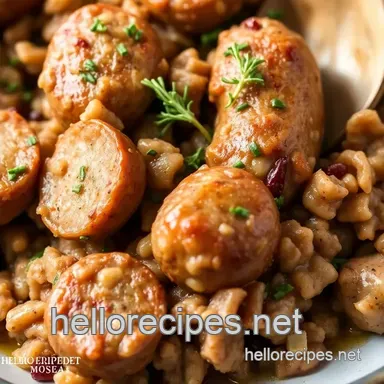How to Make Easy Breakfast Sausage with Fresh Thyme: A Delicious Morning Treat Recipe Card