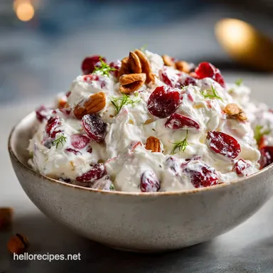 Cranberry Fluff Salad Recipe: Creamy, Tart, and Seriously Easy Recipe Card