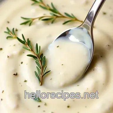 Easy Cream Sauce with Garlic & Herbs: My Go-To Recipe for Gourmet Flavor Recipe Card