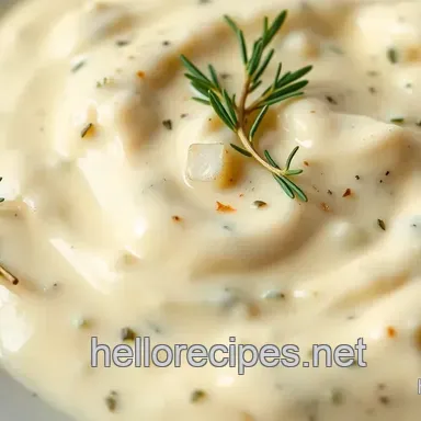 Easy Cream Sauce with Garlic &amp Herbs: My Go-To Recipe for Gourmet Flavor