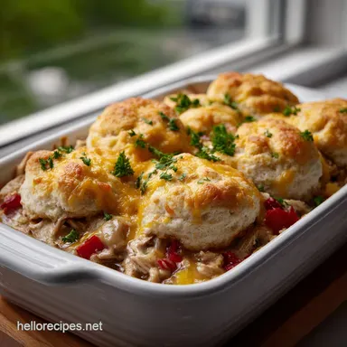 Chicken and Biscuit Bake: Ultimate Creamy Comfort Dinner Recipe Card