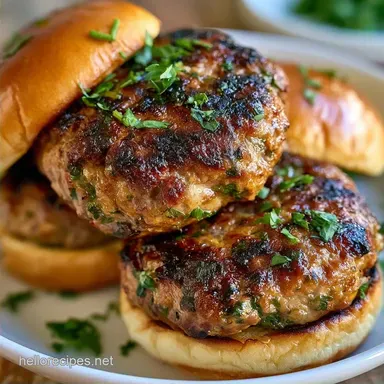 Easy Family Grilled Burgers for 4