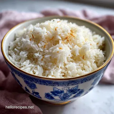 Coconut Rice: Fluffy, Creamy Recipe Made Easy Recipe Card