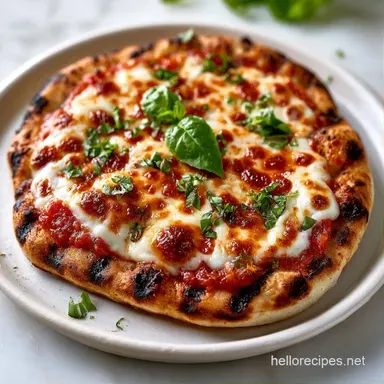Easy Grilled Pizza Margherita: 20 Min Recipe Card