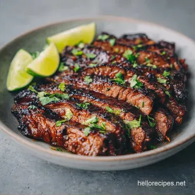 Easy Grilled Skirt Steak for 4 Servings