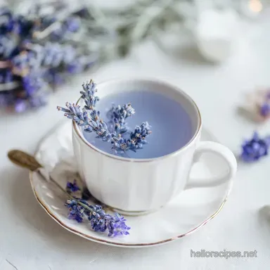 Lavender Simple Syrup: Easy Recipe for Cocktails Tea Recipe Card