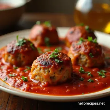 The Secret to Tender Easy Oven Baked Meatballs No Frying Recipe Card
