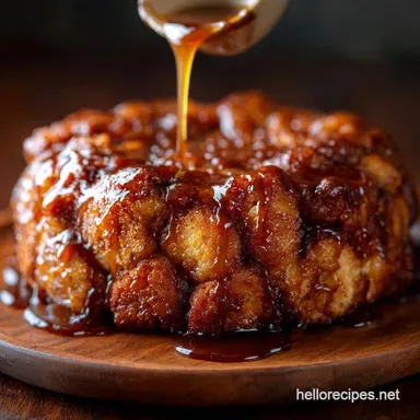 The Ultimate Sticky Caramel Monkey Bread Recipe Easy Canned Biscuits Recipe Card
