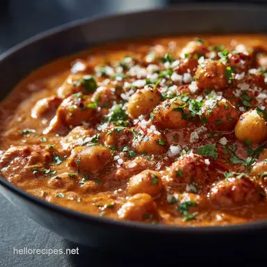 Chickpea Tikka Masala The Effortless Creamy Vegan Curry Recipe Card