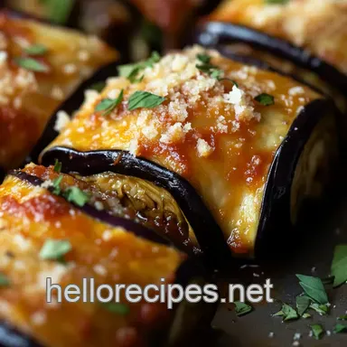 Eggplant Involtini: My Family's Baked Eggplant Rolls! Recipe Card