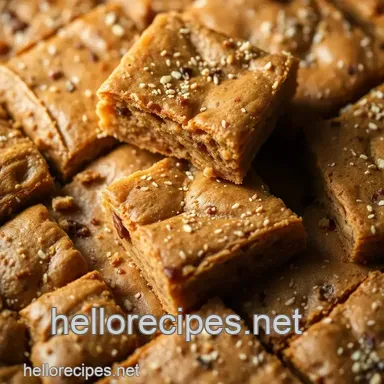 Everything Bagel Blondies: Savory & Addictive! Recipe Card
