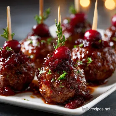Christmas Cranberry Meatballs: The Best Festive Party Appetizer