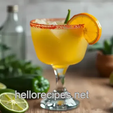 Fiery Fiesta: Spicy Margarita Recipe with Jalapeño Zing!