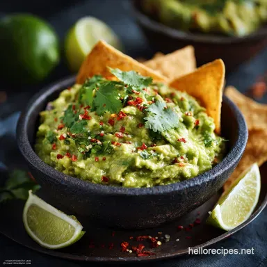 Spicy Guacamole The Best Homemade Fiery Lime Recipe Recipe Card