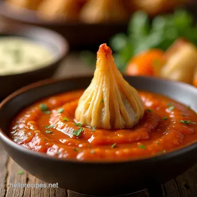 Fiery Momos Chutney Recipe Your Perfect Dumpling Dip Recipe Card