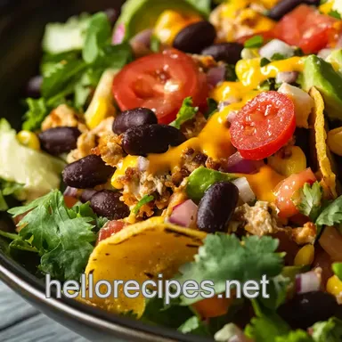 Fiesta Taco Salad Recipe: Crowd-Pleasing & Easy!