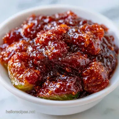 Fig Jam Canning Recipe with Fresh Figs Recipe Card