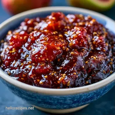 Fig Jam Canning with Lemon Recipe Card