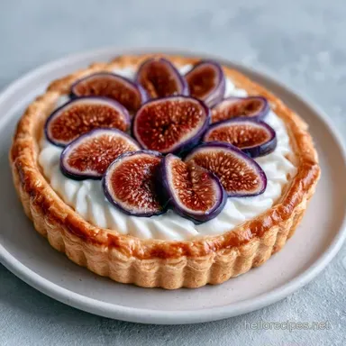 Fig Puff Pastry Tart in 40 Minutes Recipe Card