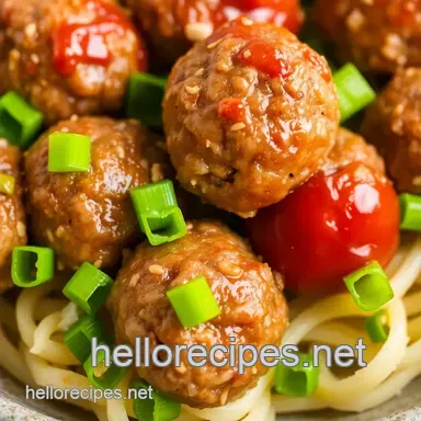 Firecracker Meatballs: 10 Easy Steps for an Amazing Meal! Recipe Card