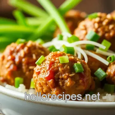 Firecracker Meatballs: 10 Easy Steps for an Amazing Meal! Recipe Card