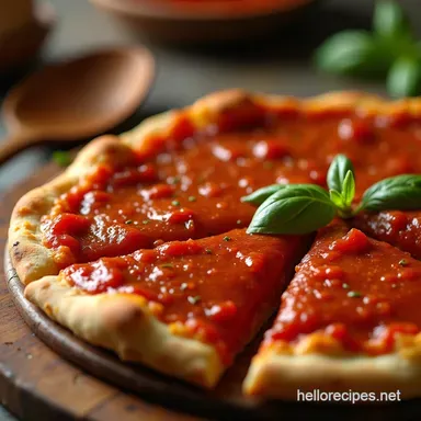 The Best Homemade Pizza Sauce Recipe Simple Quick Recipe Card