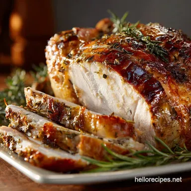 Roast Turkey: The Chefs Secret to Moist Herb-Butter Breast Meat Recipe Card