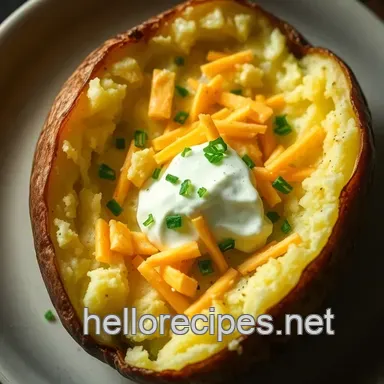 How to Make Baked Potatoes: Fluffy Perfection Every Time! Recipe Card