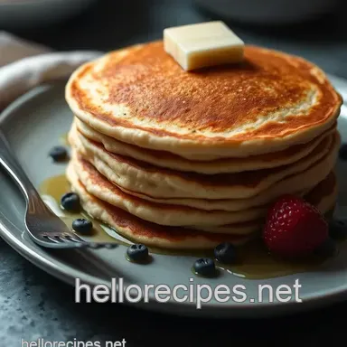 Fluffy Homemade Pancakes: The Best Easy Recipe for Perfect Mornings Recipe Card