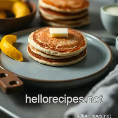 Easy Pancake Recipe: Fluffy Morning Pancakes for a Perfect Breakfast Recipe Card