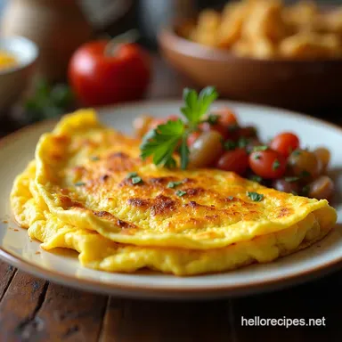 Fluffy Western Omelette Recipe The Best Hearty Breakfast Recipe Card