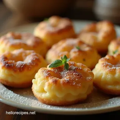 Authentic Poffertjes Recipe Fluffy Mini Dutch Pancakes Recipe Card