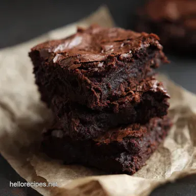 Foolproof Fudgy Easy Brownies Best Brownie Recipe EVER Recipe Card
