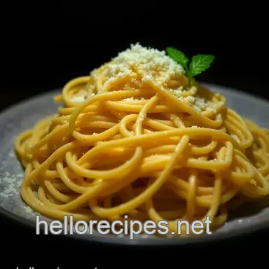 Delicious Homemade Spaghetti Noodles: A Taste of Italy at Home Recipe Card