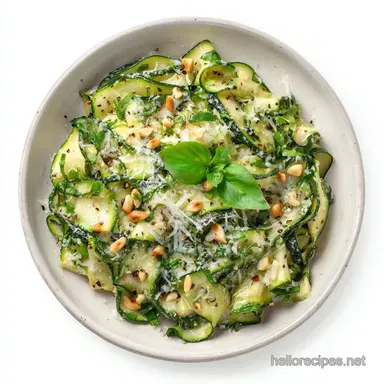 Fresh Zucchini Salad Side for 4 Servings