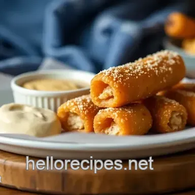 How to Make Fried Churros Poppers - Irresistible Bite-Sized Treats Recipe Card