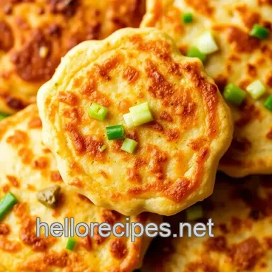 Easy & Flaky Fried Scallion Pancakes Easy Trader Joe's Inspired: A Family Favorite! Recipe Card