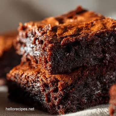 Seriously Fudgy Vegan Brownies Recipe Crinkle Top Guaranteed Recipe Card