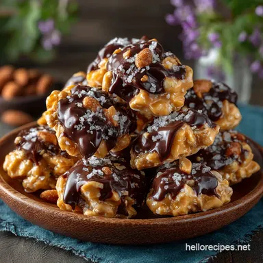 The Ultimate Crock Pot Candy Recipe Easy Homemade Peanut Clusters Recipe Card
