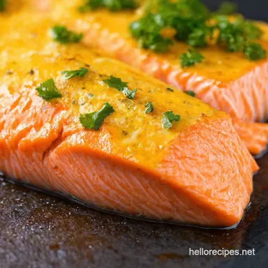 Easy Garlic Butter Salmon Recipe Garlic Butter Bliss in Minutes Recipe Card