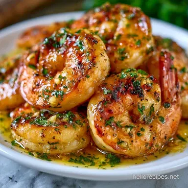 Garlic Butter Grilled Shrimp in 20 Minutes Recipe Card