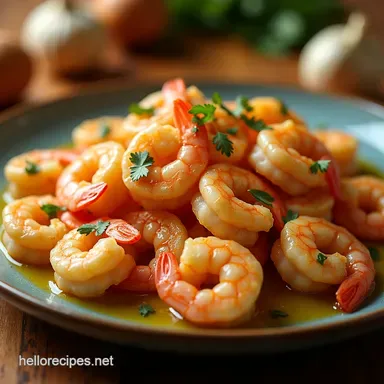Garlic Butter Shrimp Ready in 20 Minutes Recipe Card
