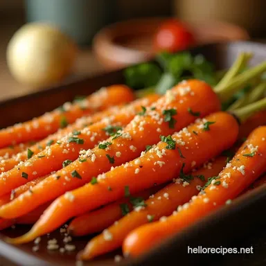 The Best Crispy Garlic Parmesan Oven Carrots Recipe Recipe Card