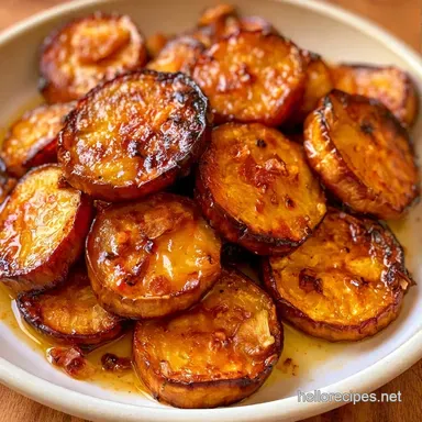 Garlic Roasted Eggplant for 4 Servings Recipe Card