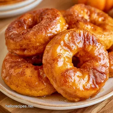 Pumpkin Donuts in 35 Minutes Recipe Card