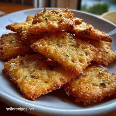 Gluten Free Parmesan Crackers: Shatteringly Crisp Recipe Card