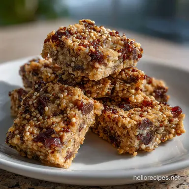 GlutenFree Protein Bars with Quinoa Clean: Nutty & Crunchy Recipe Card