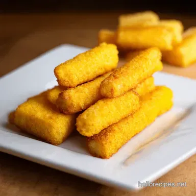 Golden Crispy Polenta Fries Better Than Chips Recipe Card
