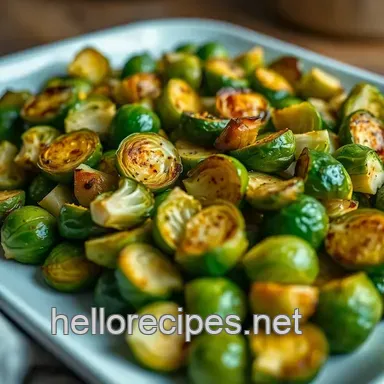 Deliciously Golden Brussel Sprout Recipes Roasted: My Garlic & Balsamic Favourite Recipe Card