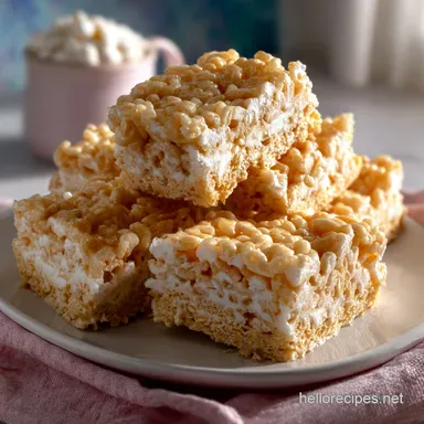 Big and Gooey Rice Krispie Treats: Ultimate Soft Recipe Recipe Card